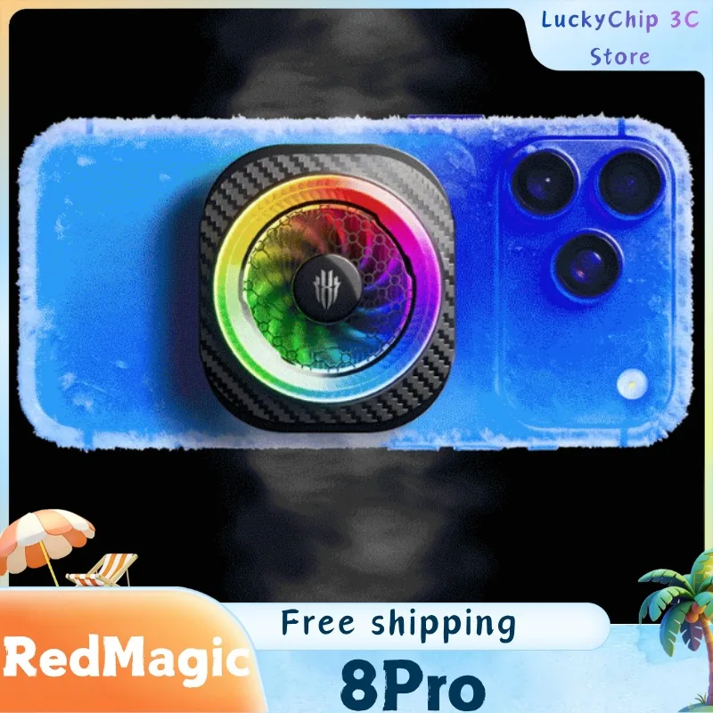Магнитный кулер RedMagic 8Pro для телефона: охлаждение и магнитное крепление для игр и прямых трансляций
Магнитный кулер RedMagic 8Pro для телефона: охлаждение и магнитное крепление для игр и прямых трансляций