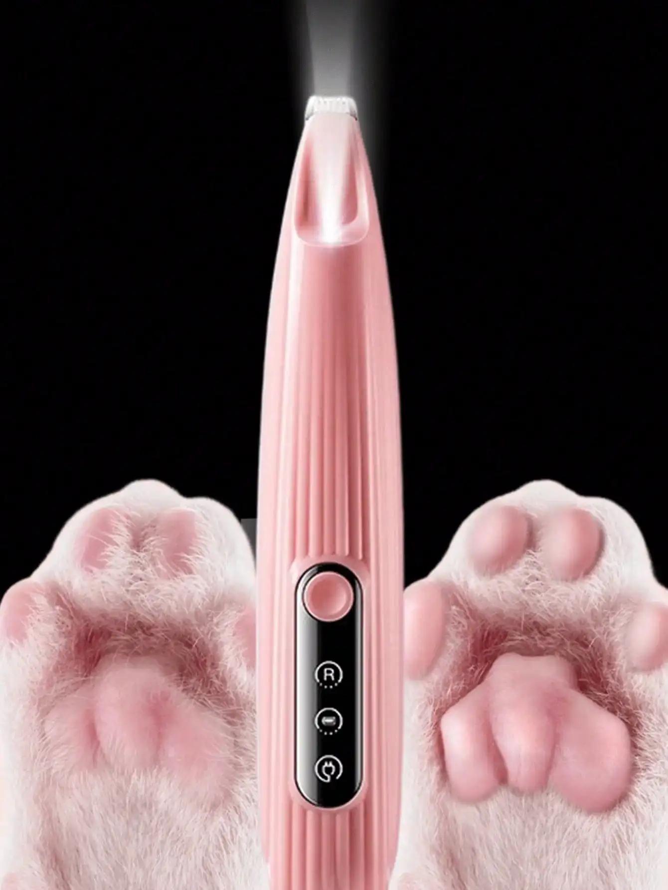 USB Rechargeable Pet Hair Clipper LED Light Electric Shaver for Dog Cat Paw Ear Hair Trimming
USB Rechargeable Pet Hair Clipper LED Light Electric Shaver for Dog Cat Paw Ear Hair Trimming