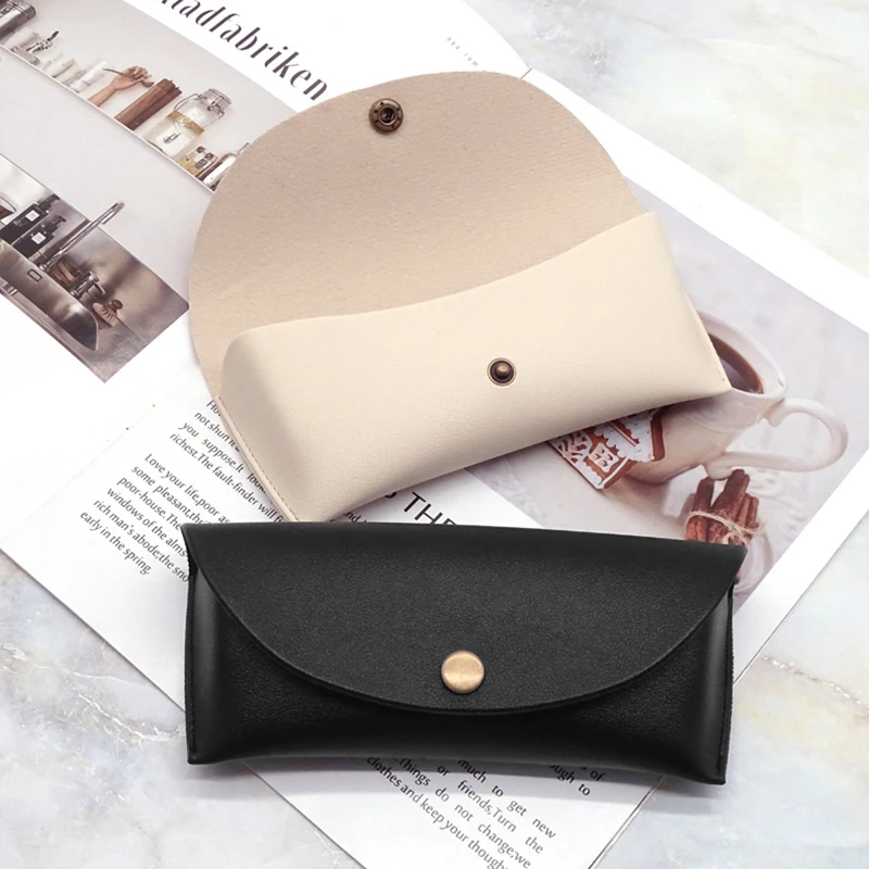 Fashion Leather Glasses Bag Soft Solid Color Pouch Bag Women Men Portable Sunglasses Boxes Eyewear Protector Case Accessories
Fashion Leather Glasses Bag Soft Solid Color Pouch Bag Women Men Portable Sunglasses Boxes Eyewear Protector Case Accessories