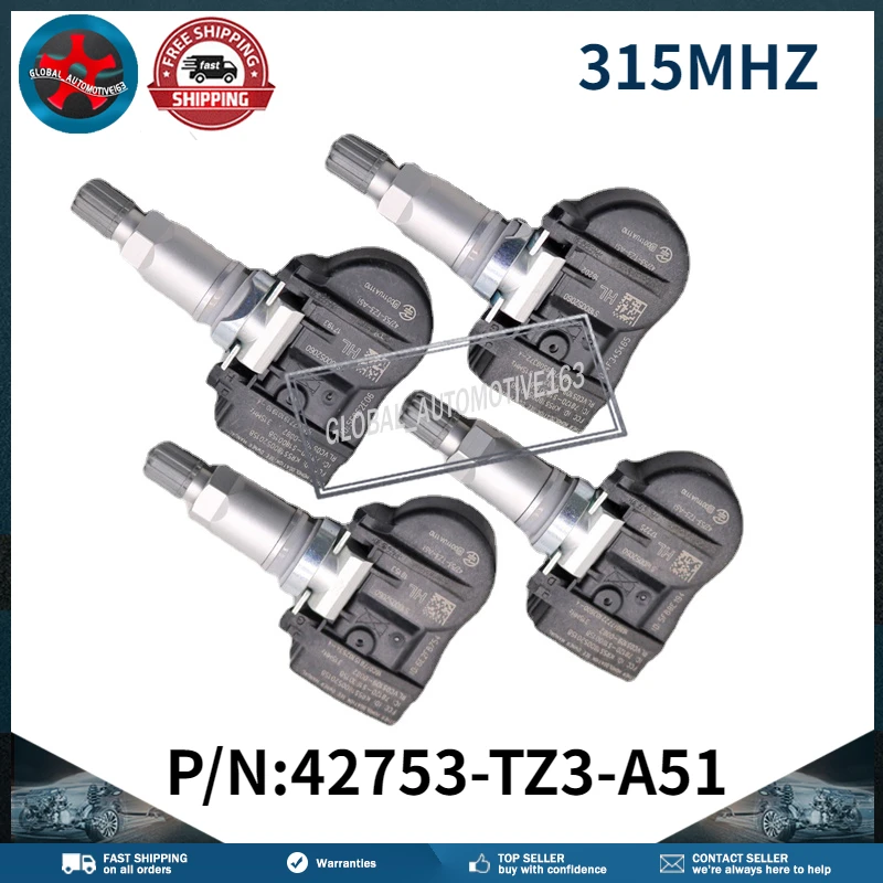 4 шт. датчик давления в шинах TPMS 315 МГц 42753-TZ3-A51 42753TZ3A51 датчик контроля давления в шинах для Acura ILX MDX RDX TLX
4 шт. датчик давления в шинах TPMS 315 МГц 42753-TZ3-A51 42753TZ3A51 датчик контроля давления в шинах для Acura ILX MDX RDX TLX