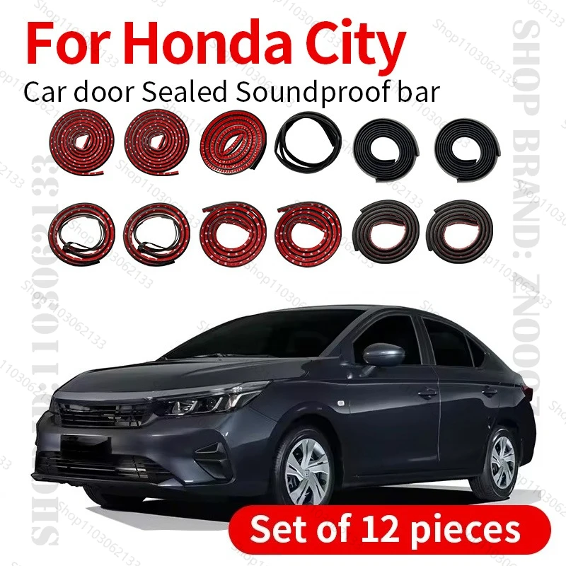 For Honda City 3A2/GA1 Car Door Seal Strip Rubber Double Layer Sealing Protector Soundproof Strip Dustproof Seal Strip 12PCS Set
For Honda City 3A2/GA1 Car Door Seal Strip Rubber Double Layer Sealing Protector Soundproof Strip Dustproof Seal Strip 12PCS Set