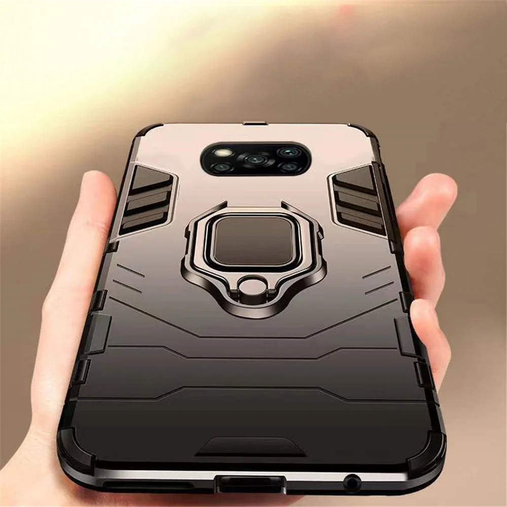 for Xiaomi POCO X3 GT NFC M3 M4 Pro 5G F2 Ring Stand Phone Back Cover for Xiaomi Pocophone X3 Pro F3 F1 POCO X3 Shockproof Case
for Xiaomi POCO X3 GT NFC M3 M4 Pro 5G F2 Ring Stand Phone Back Cover for Xiaomi Pocophone X3 Pro F3 F1 POCO X3 Shockproof Case