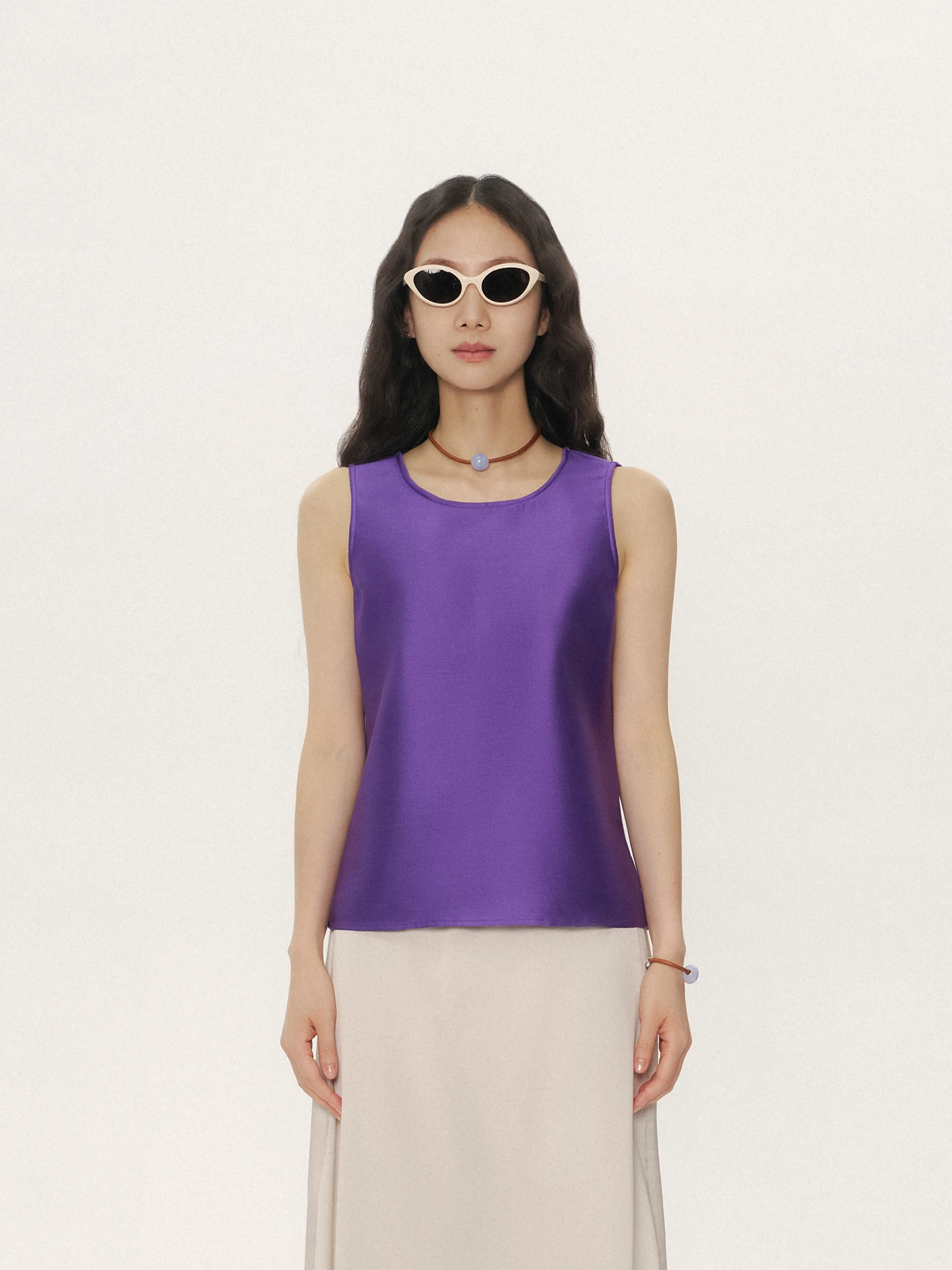 Летний шелковый жилет Lin Zhi 2025 из мохера, фиолетовый, модный, оригинальный дизайн, женская майка-топ
Летний шелковый жилет Lin Zhi 2025 из мохера, фиолетовый, модный, оригинальный дизайн, женская майка-топ