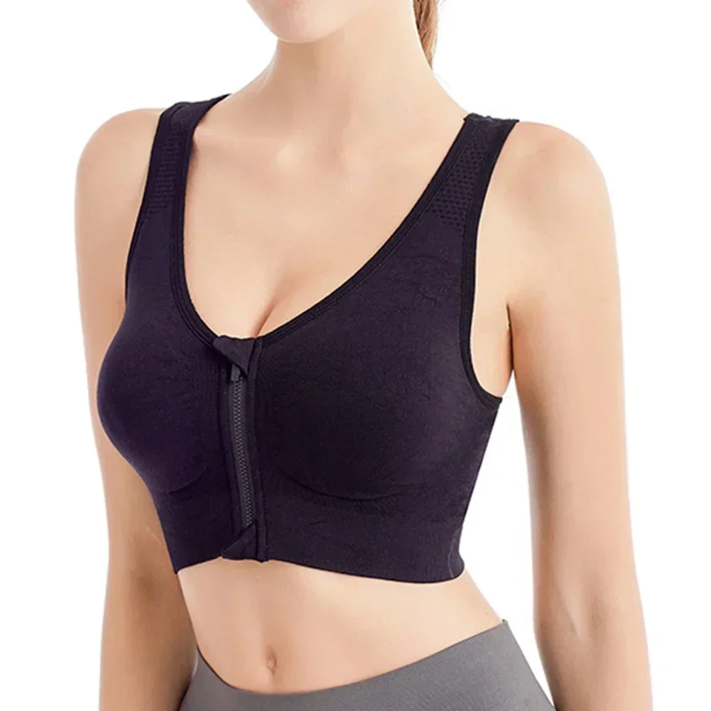 Women Zip Up Professional Shockproof Breathable Sport Bra Underwear Running Fitness Shockproof Female Yoga Vest Bralette Top
Women Zip Up Professional Shockproof Breathable Sport Bra Underwear Running Fitness Shockproof Female Yoga Vest Bralette Top