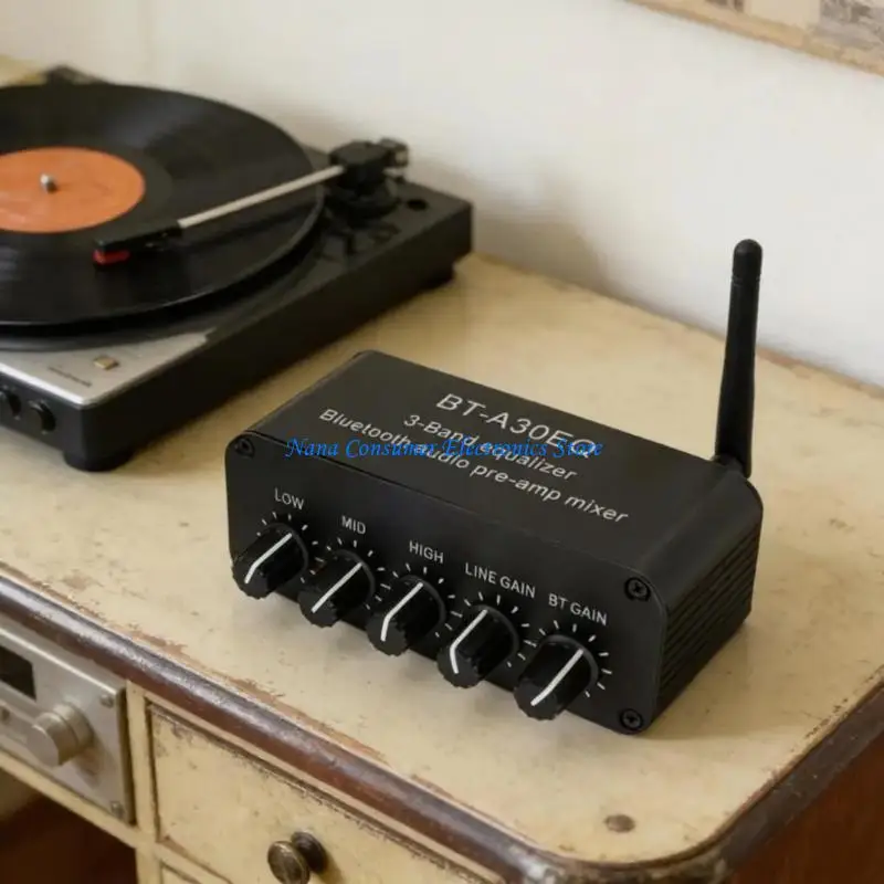G7NE Metal Bluetooth-compatible Sound Receiver Mixer With Trebles Bass Adjustment
G7NE Metal Bluetooth-compatible Sound Receiver Mixer With Trebles Bass Adjustment
