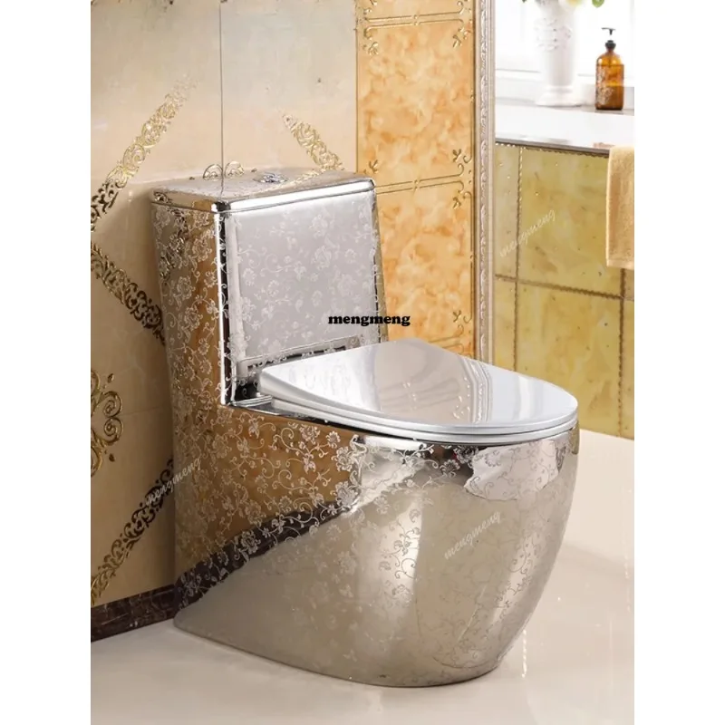 H Household creative Nordic retro flush toilet silver toilet siphon water-saving personalized toilet
H Household creative Nordic retro flush toilet silver toilet siphon water-saving personalized toilet