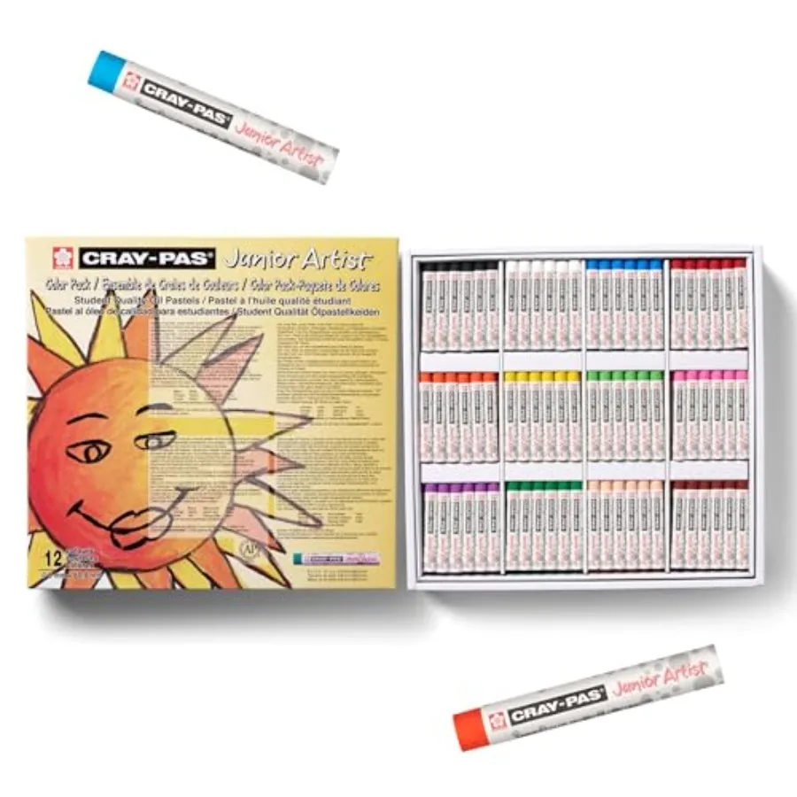 Cray-Pas Junior Artist Oil Pastel Colorpack, 432 Pc, Colors may vary, Count
Cray-Pas Junior Artist Oil Pastel Colorpack, 432 Pc, Colors may vary, Count
