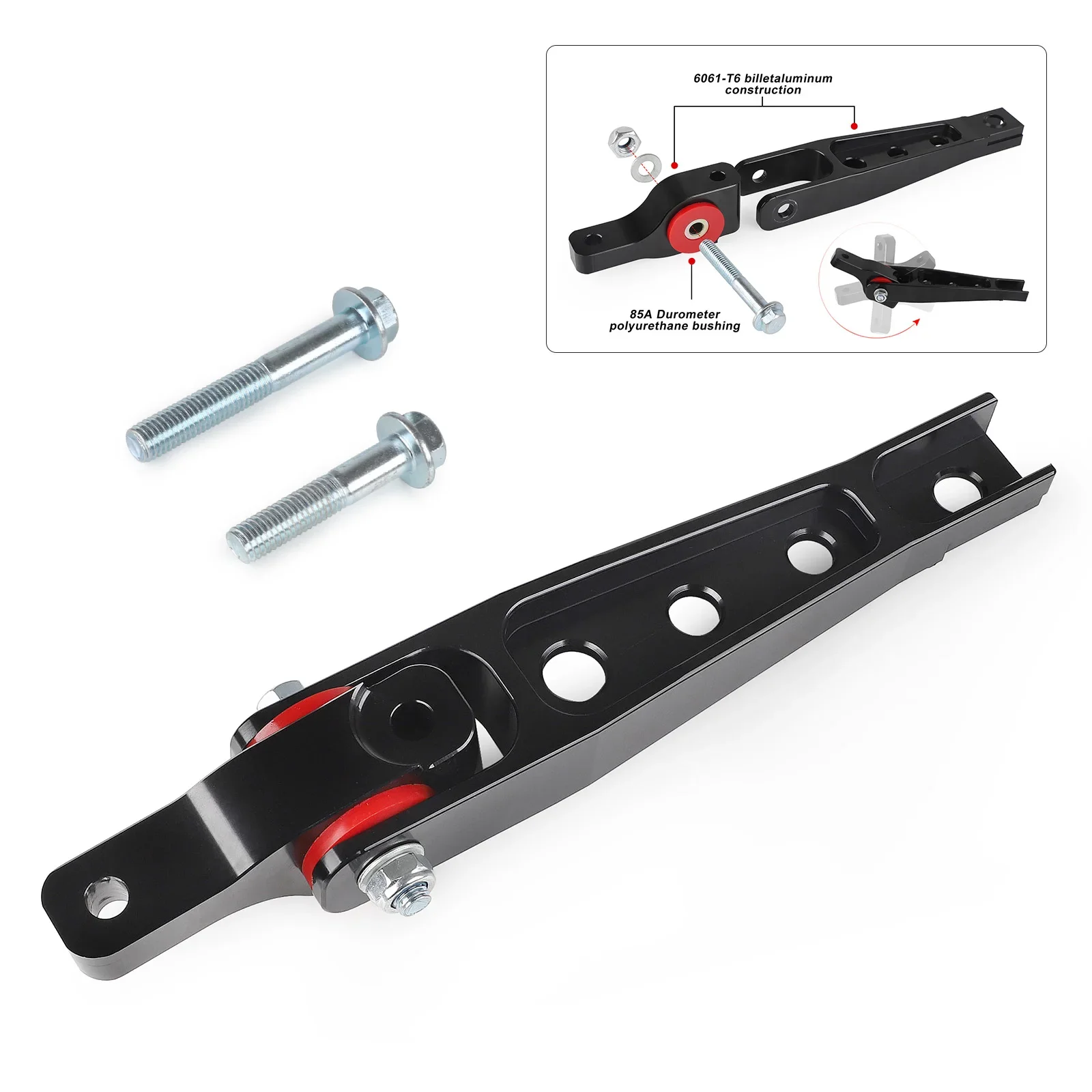 Spherical Pendulum Mount Motorsport Billet Dogbone Mount BlackFor 15+ AUDI 8V/8S Gen3 A3 TT VW Mk7 Golf/R GTi Alltrak 5Q0198037
Spherical Pendulum Mount Motorsport Billet Dogbone Mount BlackFor 15+ AUDI 8V/8S Gen3 A3 TT VW Mk7 Golf/R GTi Alltrak 5Q0198037