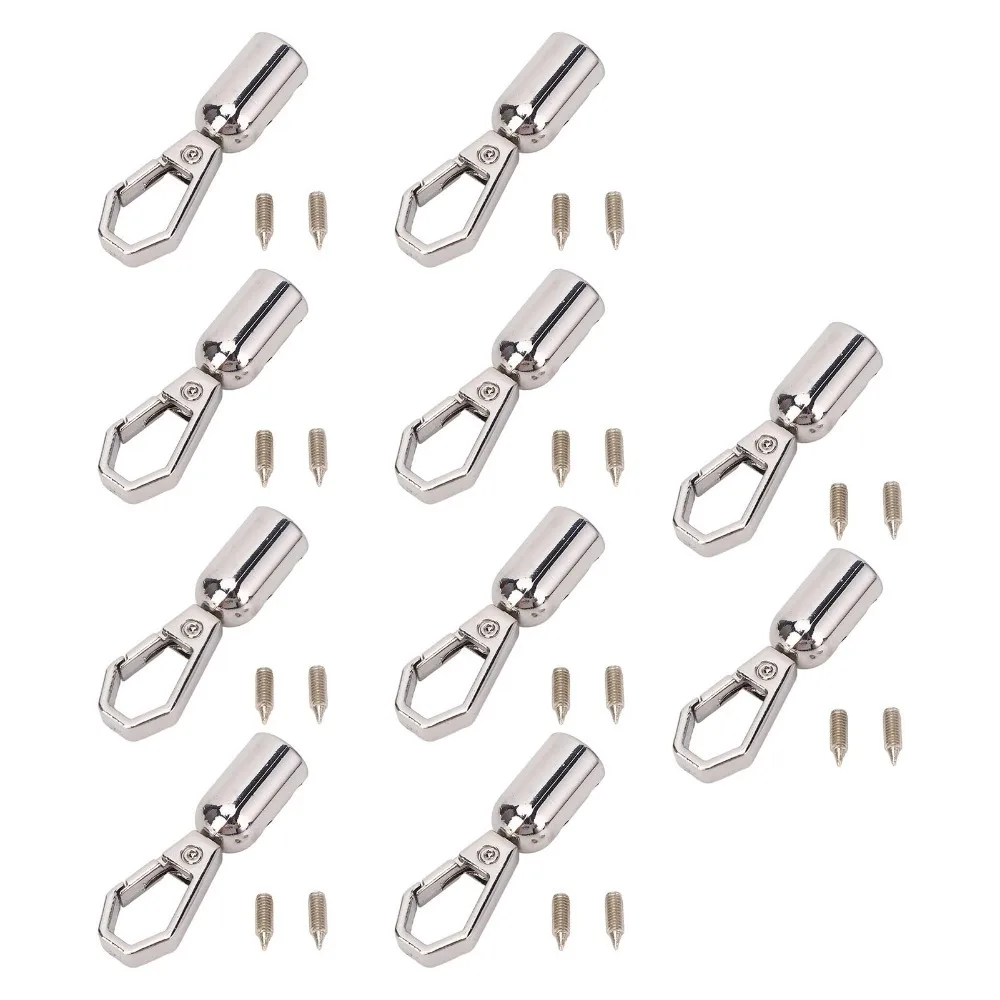 10pcs Buckle Zinc Alloy Rope End Snap Hook 8mm Hole 4 Colors Hanging Bell Snap With Screws Snap Hook Fastener DIY Jewelry
10pcs Buckle Zinc Alloy Rope End Snap Hook 8mm Hole 4 Colors Hanging Bell Snap With Screws Snap Hook Fastener DIY Jewelry