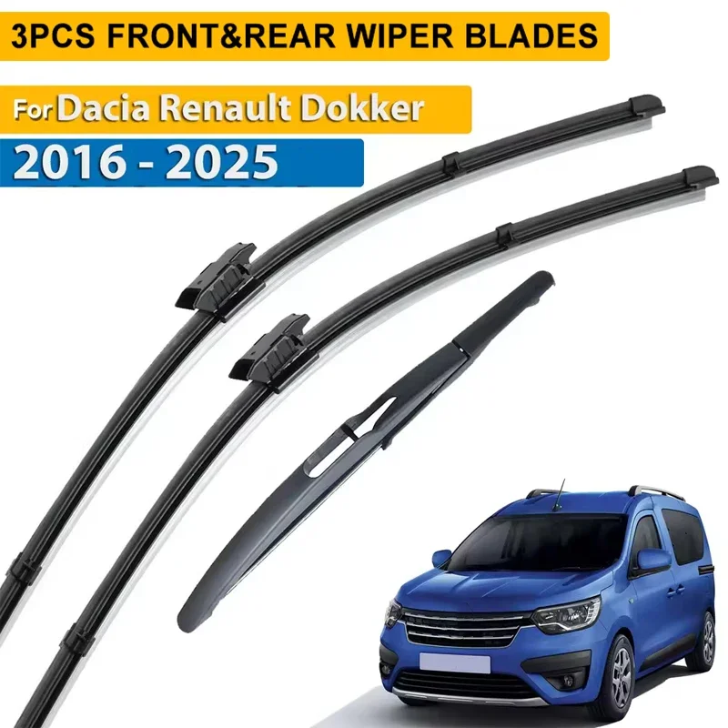 Wiper Front & Rear Wiper Blades For Renault Dacia Dokker 2016 - 2020 Windshield Windscreen Window Rain Brushes 22"16"10"
Wiper Front & Rear Wiper Blades For Renault Dacia Dokker 2016 - 2020 Windshield Windscreen Window Rain Brushes 22"16"10"