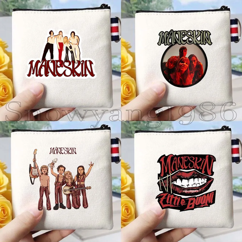 4PCS Maneskin Damiano David Italia Music Band MAMMAMIA Victoria Canvas Coin Purse Bag Small Square Key Card Bag Wallet Pouch
4PCS Maneskin Damiano David Italia Music Band MAMMAMIA Victoria Canvas Coin Purse Bag Small Square Key Card Bag Wallet Pouch