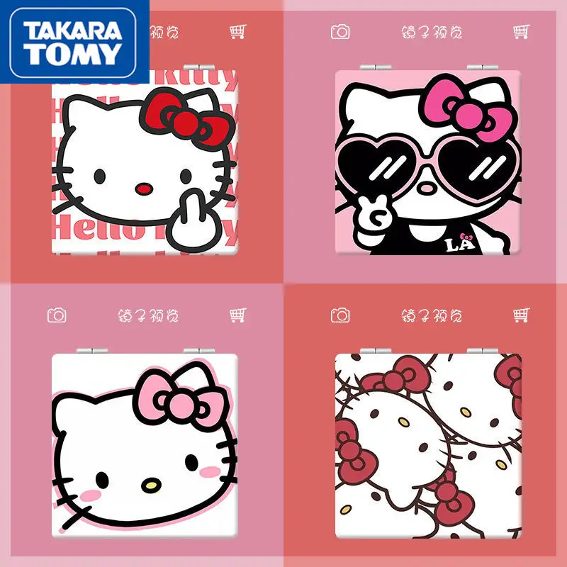 TAKARA TOMY Cute Hello Kitty Girl Portable Makeup Mirror Portable Folding Double-sided Small Mirror Student Flip Small Mirror
TAKARA TOMY Cute Hello Kitty Girl Portable Makeup Mirror Portable Folding Double-sided Small Mirror Student Flip Small Mirror