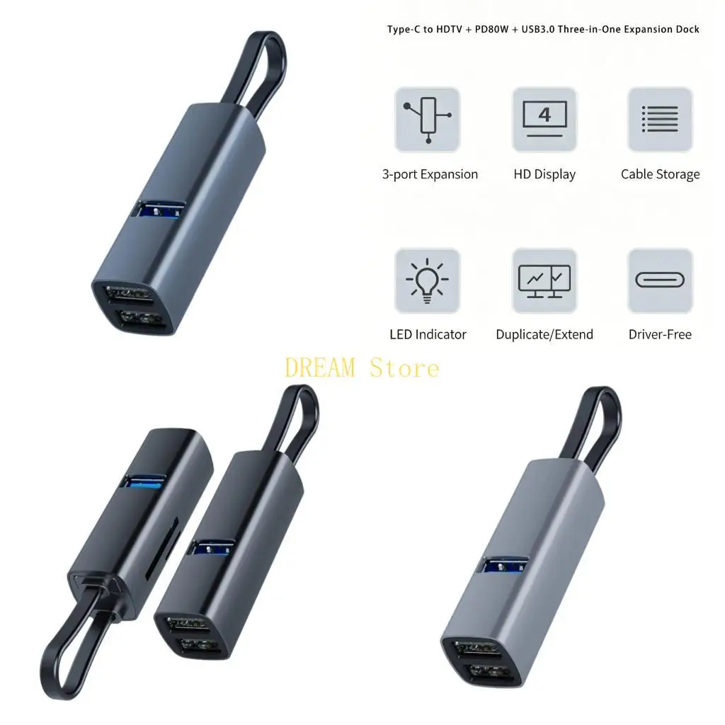 Aluminum USB C Adapter With USB3.0 Port And Card Reader For Laptop best sale
Aluminum USB C Adapter With USB3.0 Port And Card Reader For Laptop best sale