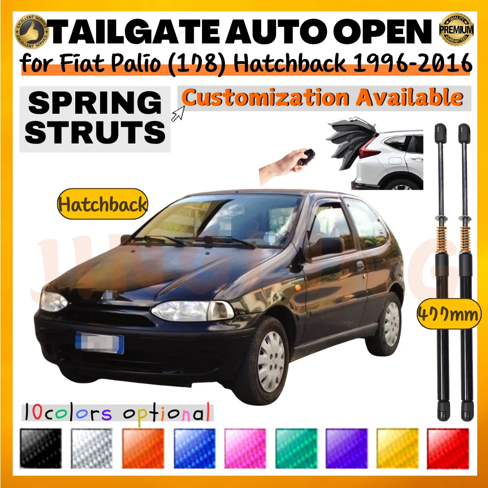 Qty(2) Trunk Struts with Spring for Fiat Palio (178) Hatchback 1996-2016 477MM Rear Tailgate Boot Lift Supports Shock Absorbers
Qty(2) Trunk Struts with Spring for Fiat Palio (178) Hatchback 1996-2016 477MM Rear Tailgate Boot Lift Supports Shock Absorbers