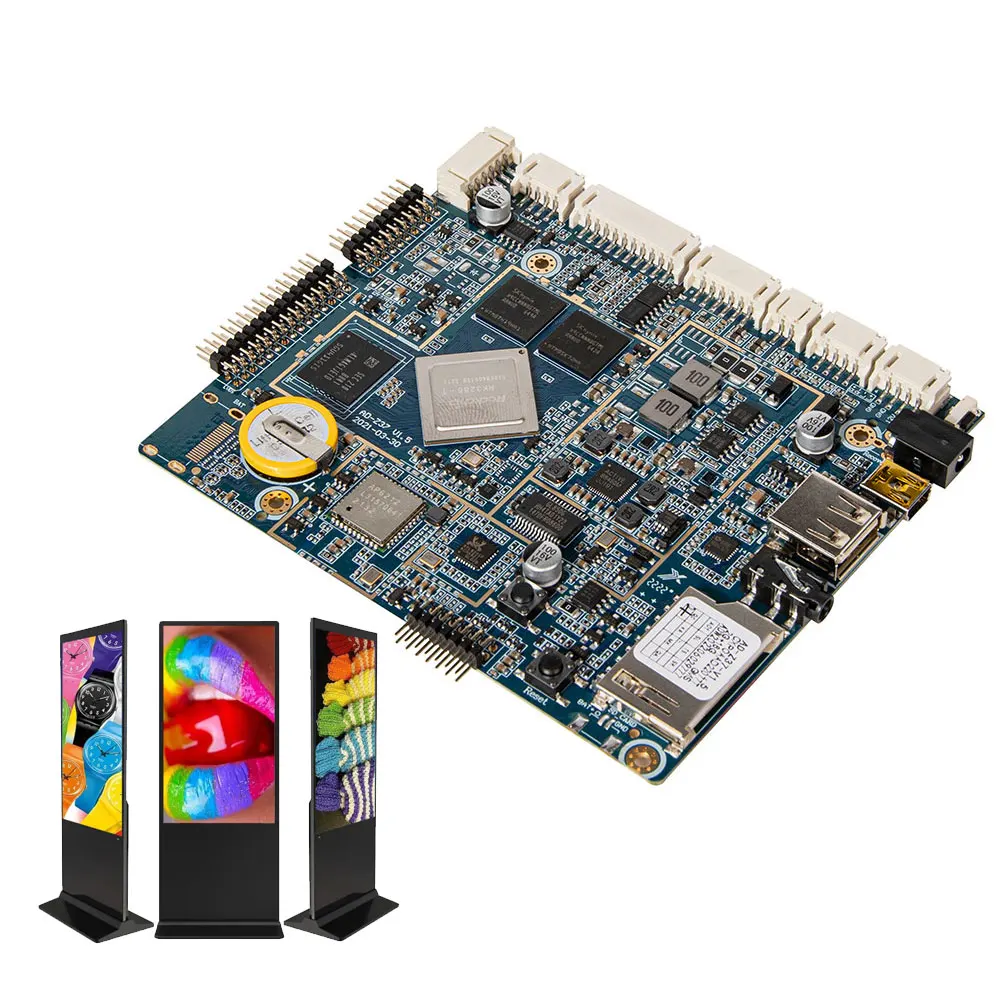 4K 2K Digital SIgnage Embedded Industrial Android RK3288 Sbc Motherboard Cortex-A17 LPDDR4 2GB EMMC 16GB With WIFI BT POE LAN
4K 2K Digital SIgnage Embedded Industrial Android RK3288 Sbc Motherboard Cortex-A17 LPDDR4 2GB EMMC 16GB With WIFI BT POE LAN