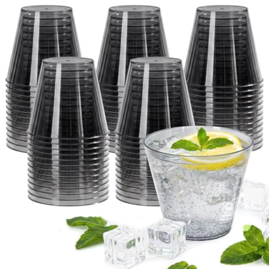 50 Pack Plastic Cups 9oz Plastic Cups, Fancy Disposable Cocktail Cup Stemless Wine Glasses for Party Wedding Thanksgiving Chris
50 Pack Plastic Cups 9oz Plastic Cups, Fancy Disposable Cocktail Cup Stemless Wine Glasses for Party Wedding Thanksgiving Chris