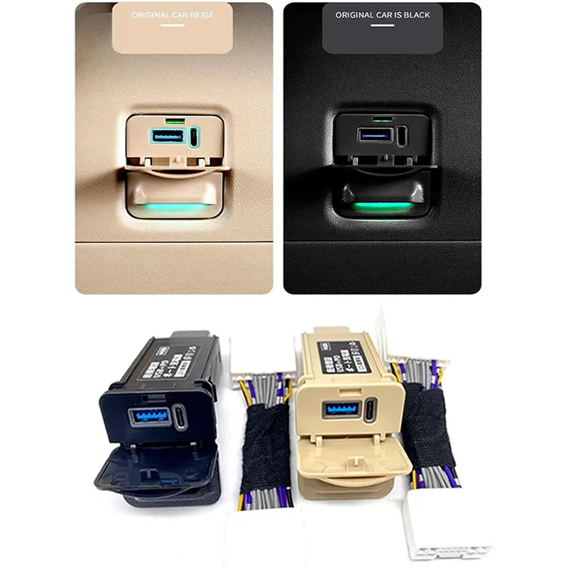 2015-2022 For Toyota Alphard Vellfire 30 Series Second Row Seat USB Fast Charger Dual Interface Accessories Interior Decoration
2015-2022 For Toyota Alphard Vellfire 30 Series Second Row Seat USB Fast Charger Dual Interface Accessories Interior Decoration