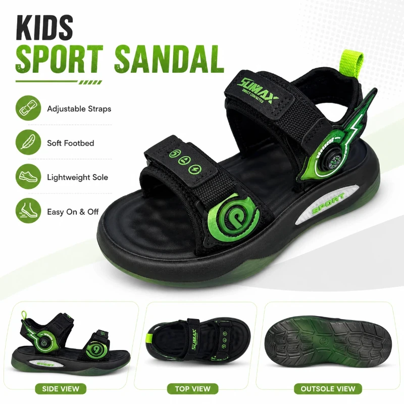 Open Toe Sport Sandals 2026 New Summer Non Slip Soft Sole Velcro Strap Outdoor Beach Casual Walking Footwear
Open Toe Sport Sandals 2026 New Summer Non Slip Soft Sole Velcro Strap Outdoor Beach Casual Walking Footwear