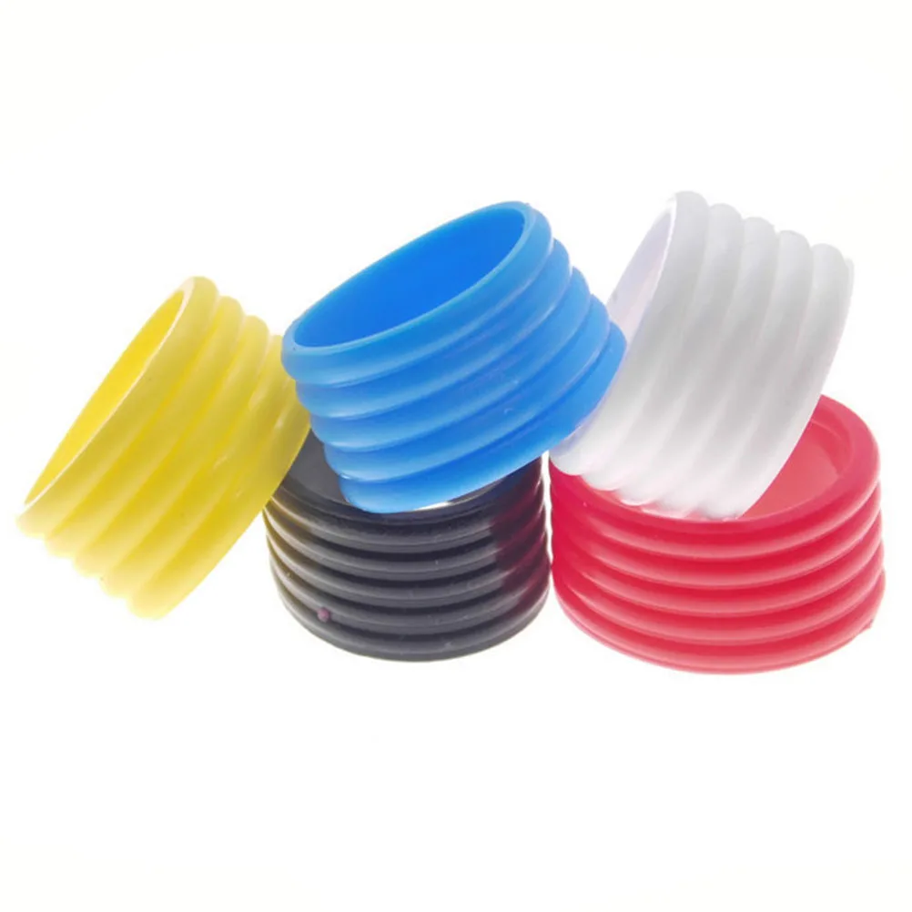 5 Pcs Tennis Racket Grip Bands Silicone Accessory Reusable Overgrip Protector Compact Ring Sweat Absorber Professional Band
5 Pcs Tennis Racket Grip Bands Silicone Accessory Reusable Overgrip Protector Compact Ring Sweat Absorber Professional Band