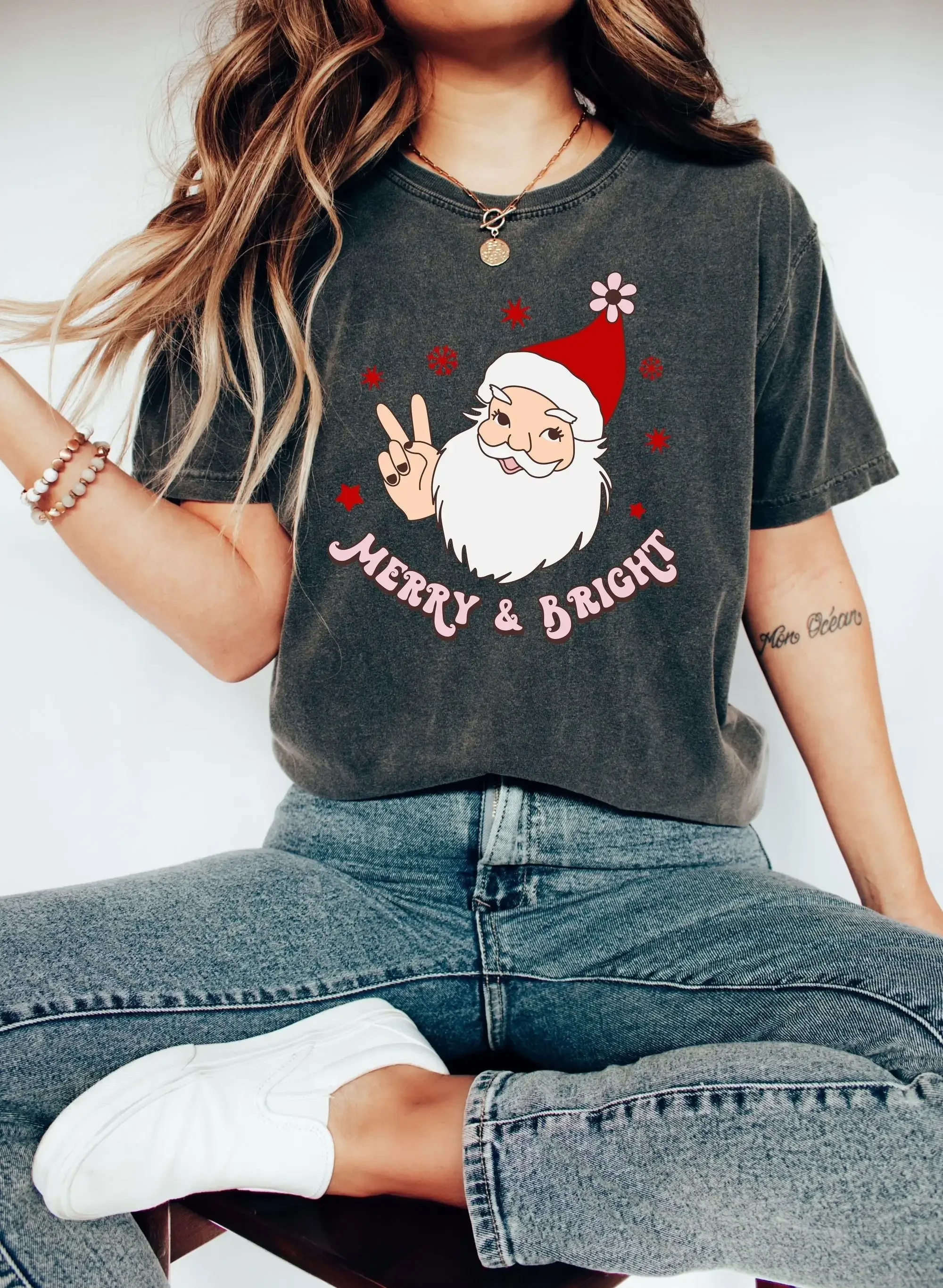 Retro Christmas Comfort Colors T Shirt Merry And Bright Santa Vintage Holiday Ugly Sweater
Retro Christmas Comfort Colors T Shirt Merry And Bright Santa Vintage Holiday Ugly Sweater