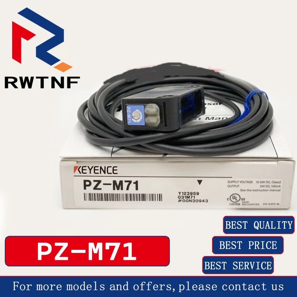 PZ-M71 KEYENCE умный регрессионный светоотражающий фотоэлектрический датчик NPN, совершенно новый, подлинный
PZ-M71 KEYENCE умный регрессионный светоотражающий фотоэлектрический датчик NPN, совершенно новый, подлинный