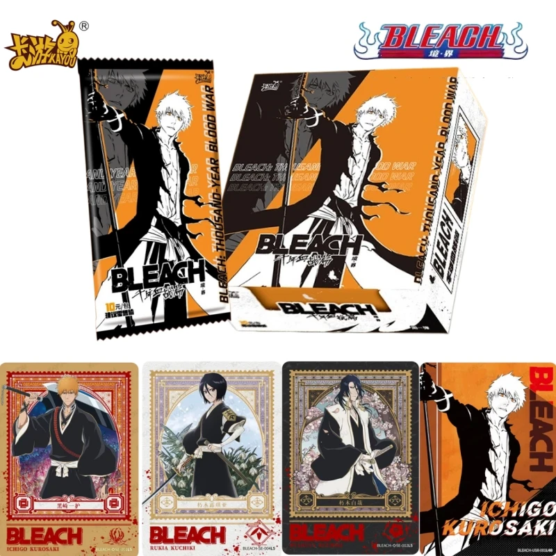 KAYOU Authentic BLEACH Thousand-Year Blood War Anime & Game Collectible Cards Kurosaki Ichigo Destiny Poem Card Gift
KAYOU Authentic BLEACH Thousand-Year Blood War Anime & Game Collectible Cards Kurosaki Ichigo Destiny Poem Card Gift