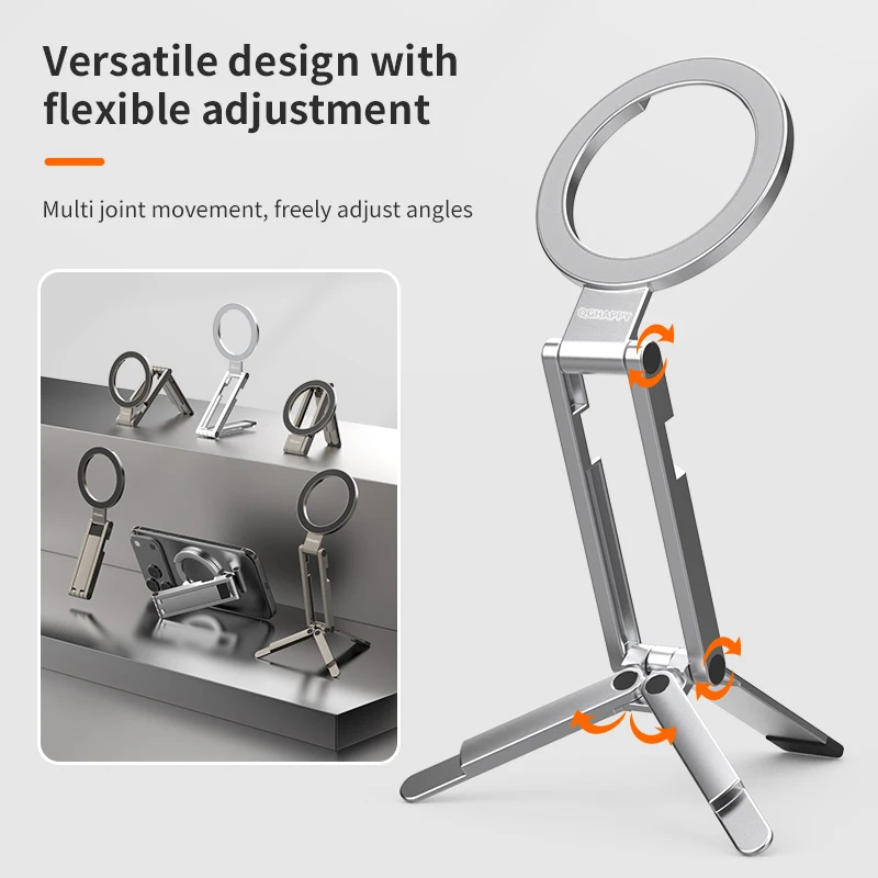 2026 New Desktop Phone Strong Magnetic Holder for Magsafe for iPhone 14 15 16 17 Pro Max Adjustable Tripod Phone Magnet Bracket
2026 New Desktop Phone Strong Magnetic Holder for Magsafe for iPhone 14 15 16 17 Pro Max Adjustable Tripod Phone Magnet Bracket