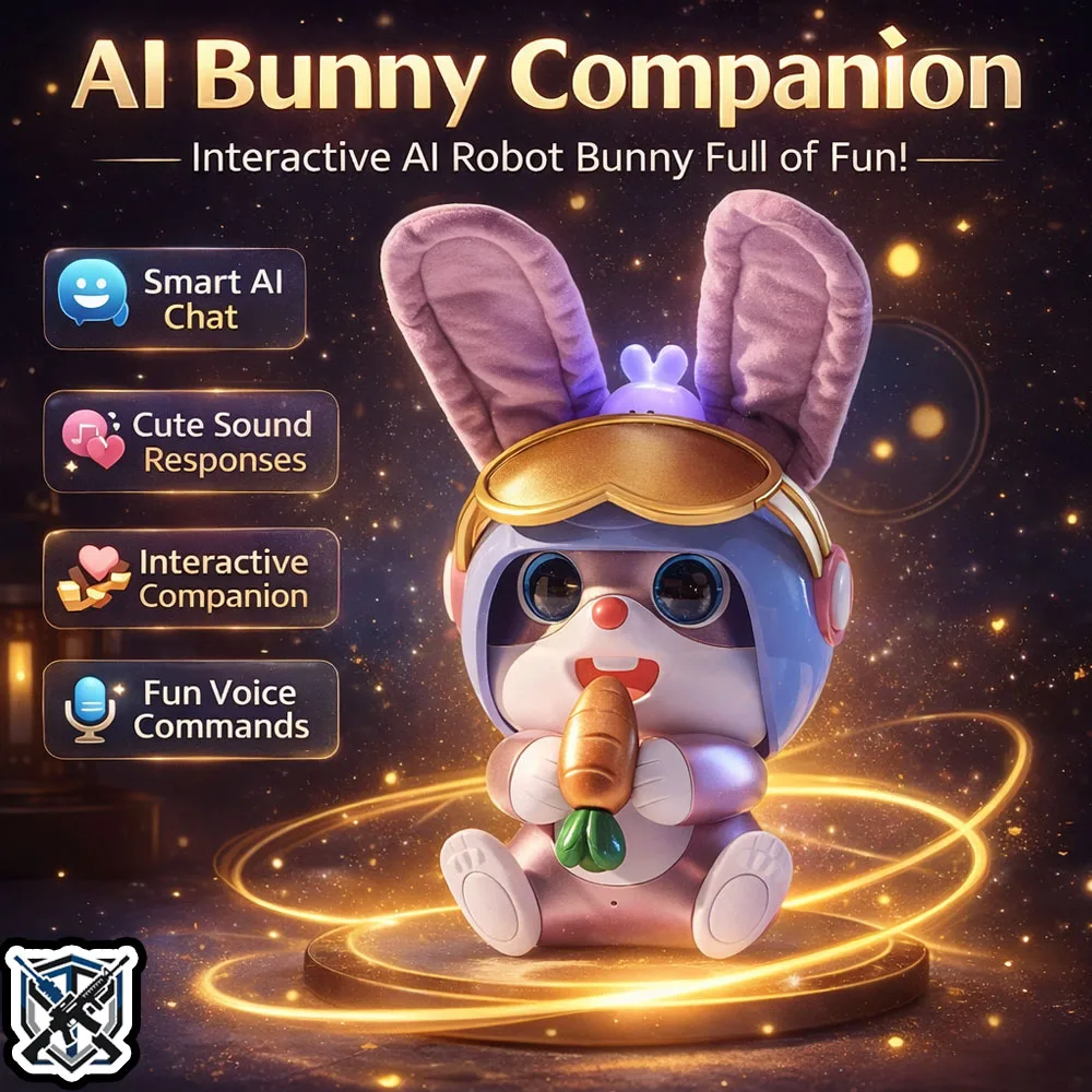AI Interactive Bunny Toy Smart Talking Robot Rabbit AI Talking Bunny Cute Companion Voice Chat Educational Toy Gift for Kids
AI Interactive Bunny Toy Smart Talking Robot Rabbit AI Talking Bunny Cute Companion Voice Chat Educational Toy Gift for Kids