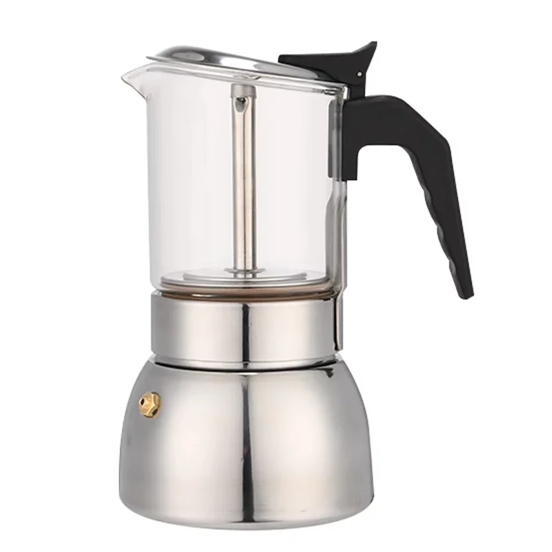 -ESTR Stainless Steel Espresso Maker Compatible With Induction & Gasstovetops Protable & Easy To Clean
-ESTR Stainless Steel Espresso Maker Compatible With Induction & Gasstovetops Protable & Easy To Clean