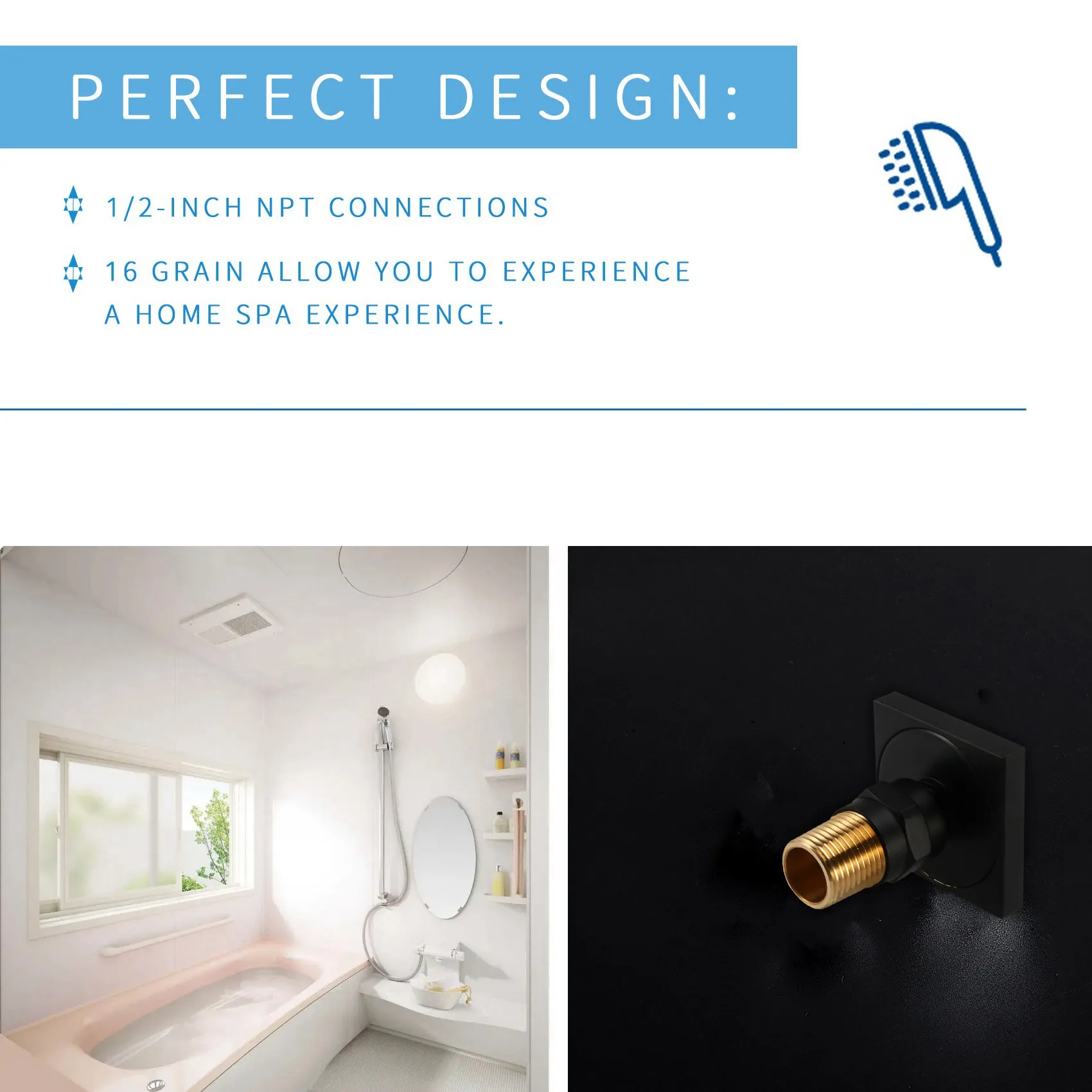 A44Z-Shower Spa Латунные квадратные массажные форсунки для тела Спрей для душа для тела, матовый никель, матовый черный
A44Z-Shower Spa Латунные квадратные массажные форсунки для тела Спрей для душа для тела, матовый никель, матовый черный