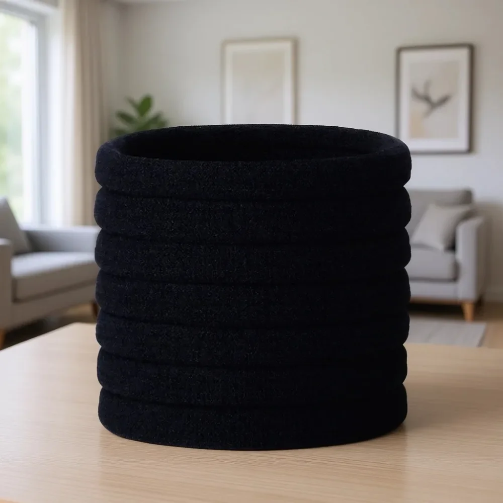 20 Pieces Large Stretch Hair Ties Hair Bands Ponytail Holders Headband for Thick Heavy and Curly Hair (Black, 5 cm in Diameter, 1 cm in Width)
20 Pieces Large Stretch Hair Ties Hair Bands Ponytail Holders Headband for Thick Heavy and Curly Hair (Black, 5 cm in Diameter, 1 cm in Width)