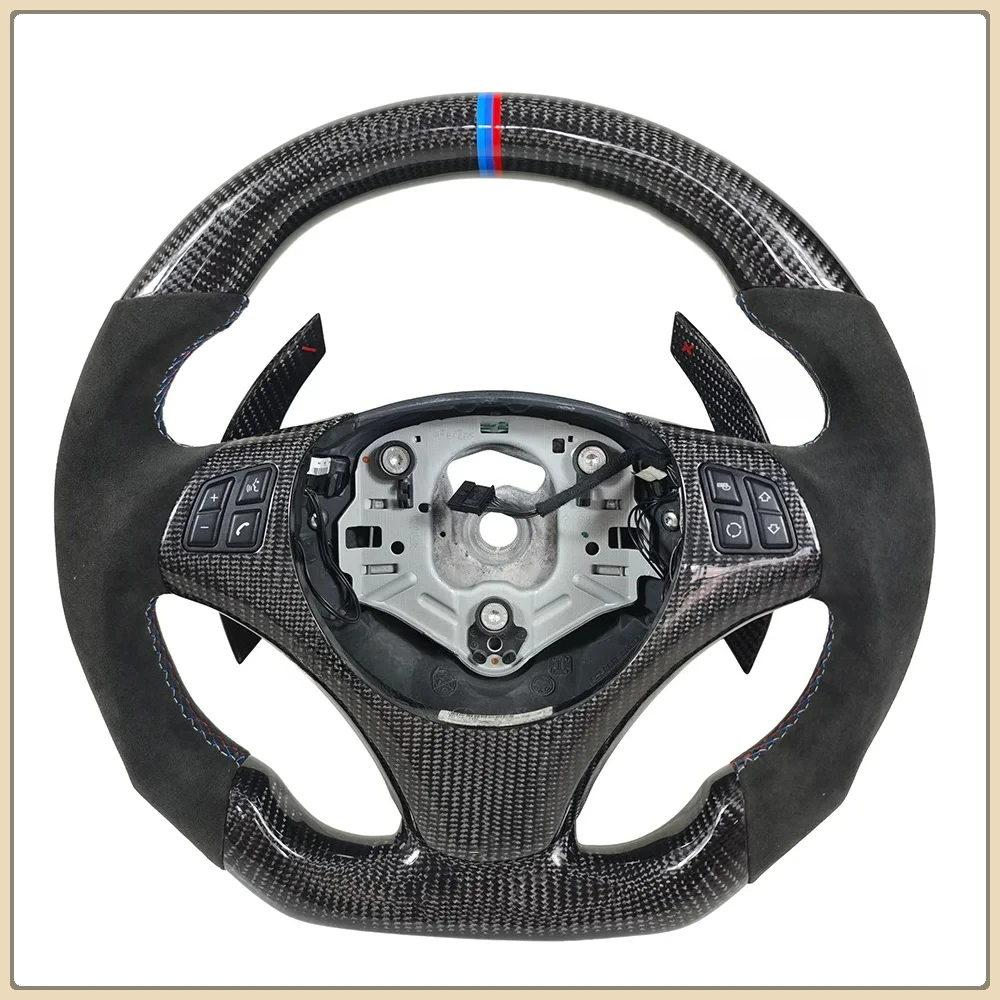 100% настоящее углеродное волокно, автомобильное рулевое колесо для BMW 3 серии E82 E84 E87 X1 E90 320d E92 E93 320i
100% настоящее углеродное волокно, автомобильное рулевое колесо для BMW 3 серии E82 E84 E87 X1 E90 320d E92 E93 320i