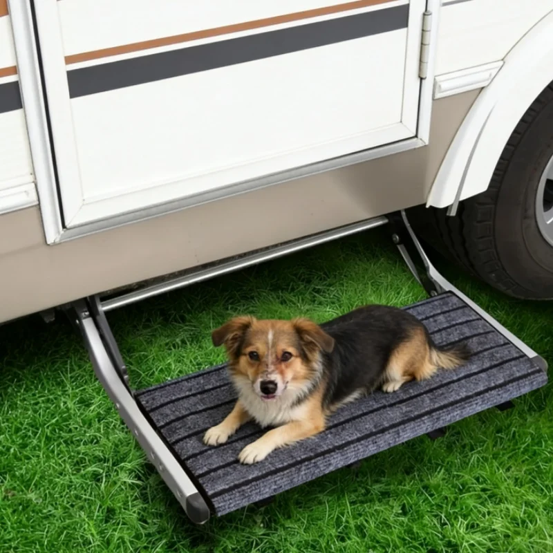 RV Step Mat With Non-Slip Surface Adjustable Height Heavy-Duty Dirt-Trapping Floor Mat For Caravan Motorhome Outdoor Trailer
RV Step Mat With Non-Slip Surface Adjustable Height Heavy-Duty Dirt-Trapping Floor Mat For Caravan Motorhome Outdoor Trailer