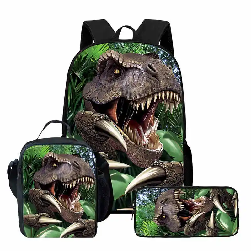 3pcs Set Jurassic Dinosaur School Backpack with Lunch Bags,Pencil Bags for Aged 5-10,Cartoon School Bags for Boys Girls
3pcs Set Jurassic Dinosaur School Backpack with Lunch Bags,Pencil Bags for Aged 5-10,Cartoon School Bags for Boys Girls