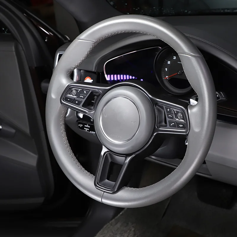 For Porsche Macan Cayenne Panamera 718 911 918 ABS Carbon Fiber Texture Interior Steering Wheel Cover Trim Interior Accessories
For Porsche Macan Cayenne Panamera 718 911 918 ABS Carbon Fiber Texture Interior Steering Wheel Cover Trim Interior Accessories