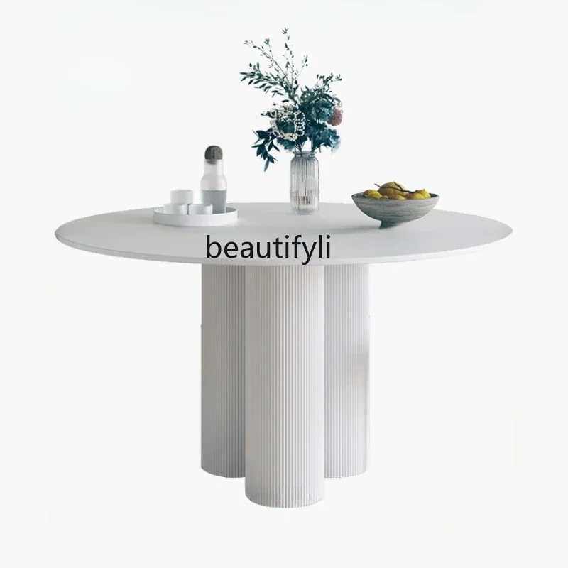 C Stone Plate Dining Table Modern Simple Living Room Home Small Apartment White Light Luxury Italian High-End round Dining Table
C Stone Plate Dining Table Modern Simple Living Room Home Small Apartment White Light Luxury Italian High-End round Dining Table