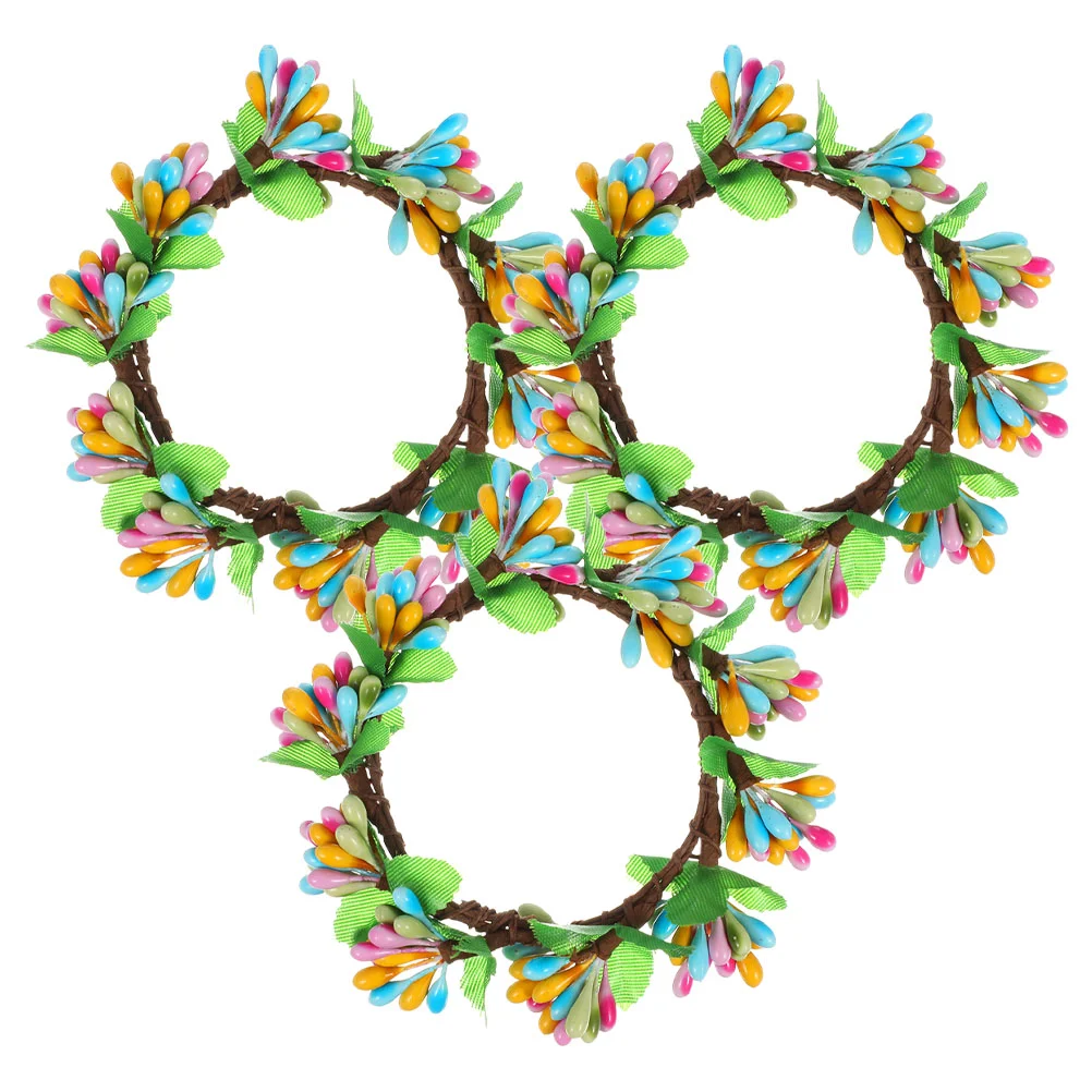 3 Pcs Ring Holiday Decor Venue Setting Props Wreath Silk Cloth Small Christmas Wreaths
3 Pcs Ring Holiday Decor Venue Setting Props Wreath Silk Cloth Small Christmas Wreaths