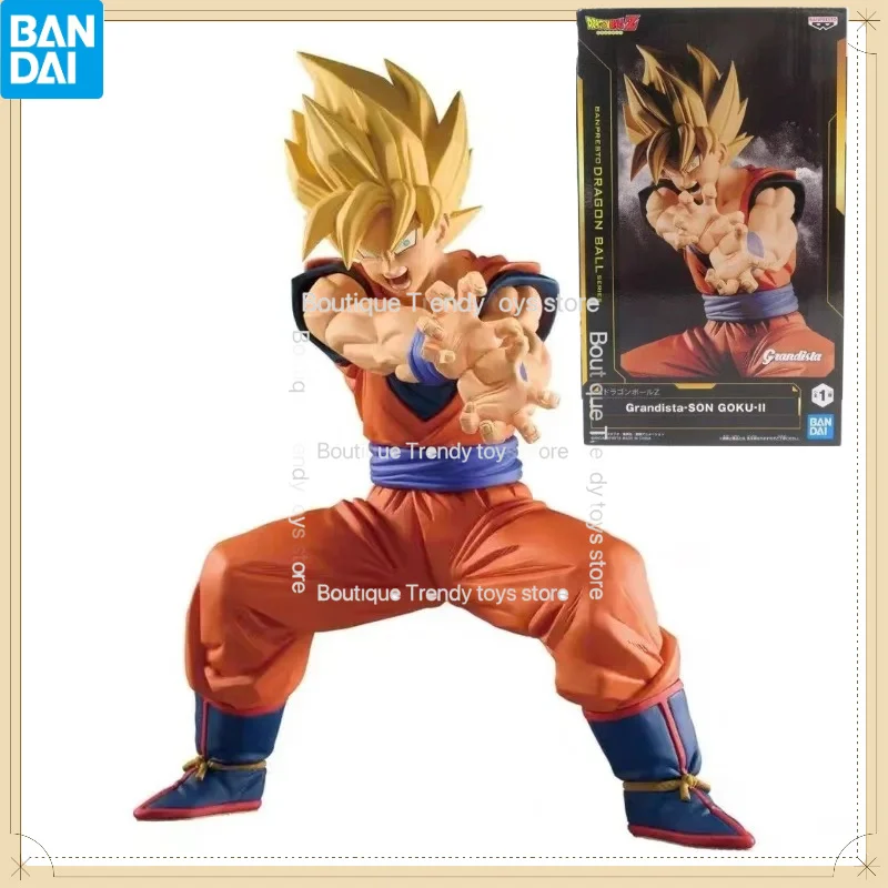 Bandai Original BANPRESTO Anime Dragon Ball Z Grandista Son Goku SSJ II PVC Action Figure Collectible Model Toy Gifts
Bandai Original BANPRESTO Anime Dragon Ball Z Grandista Son Goku SSJ II PVC Action Figure Collectible Model Toy Gifts