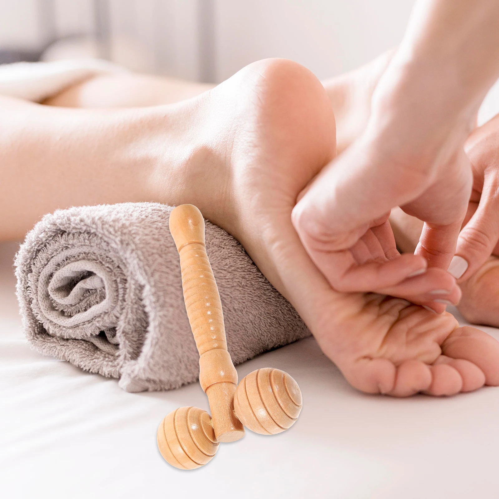 3pcs Foot Sole Massage Roller Handheld Neck Shoulder Back Massager Wood Tool Portable Travel Lightweight Durability Wooden Foot
3pcs Foot Sole Massage Roller Handheld Neck Shoulder Back Massager Wood Tool Portable Travel Lightweight Durability Wooden Foot