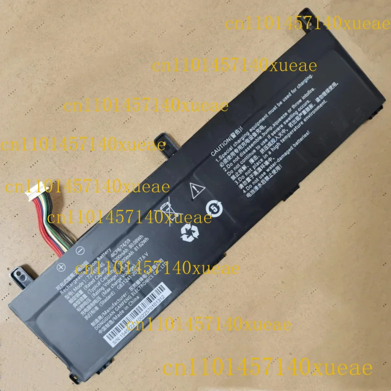 Аккумулятор для ноутбука Tuxedo Sirius 16 Gen1 Gen27459-4S, 80,08 Втч, для XPG Xenia 16 RX, для ноутбука METAPHYUNI Metamech Book 01 3A
Аккумулятор для ноутбука Tuxedo Sirius 16 Gen1 Gen27459-4S, 80,08 Втч, для XPG Xenia 16 RX, для ноутбука METAPHYUNI Metamech Book 01 3A