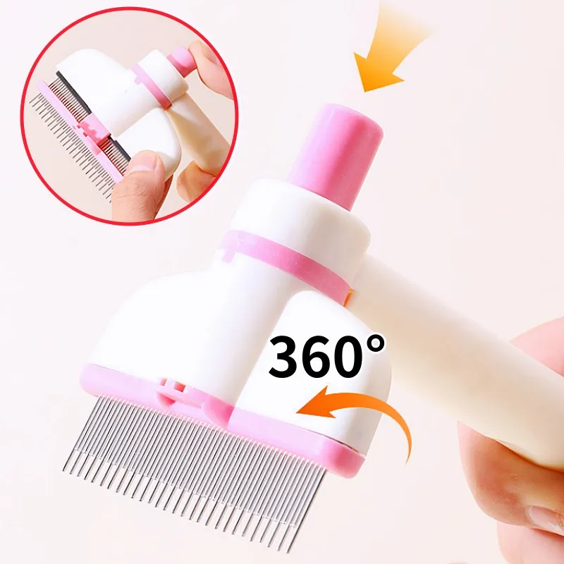 Dog Comb Adjustable Dog Brush Pet Hair Remover Self-cleaning Cat Brush Massage Dogs Comb Pet Grooming Automatic Dogs Hair Combs
Dog Comb Adjustable Dog Brush Pet Hair Remover Self-cleaning Cat Brush Massage Dogs Comb Pet Grooming Automatic Dogs Hair Combs