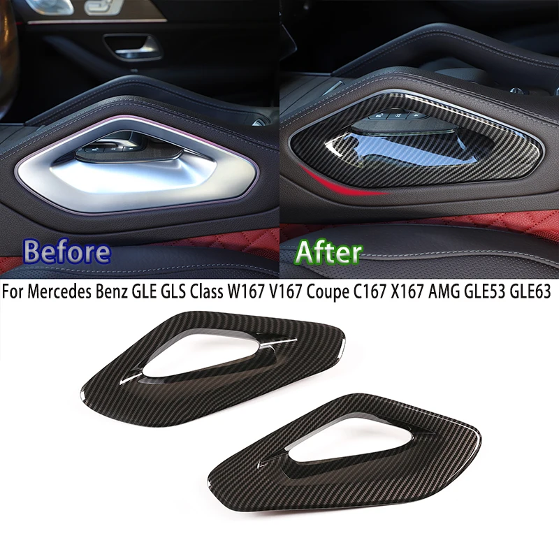For Mercedes Benz GLE GLS W167 C167 X167 GLE53 2020-2025 ABS carbon fiber Car Center Console Armrest Side Protective Cover Trim
For Mercedes Benz GLE GLS W167 C167 X167 GLE53 2020-2025 ABS carbon fiber Car Center Console Armrest Side Protective Cover Trim