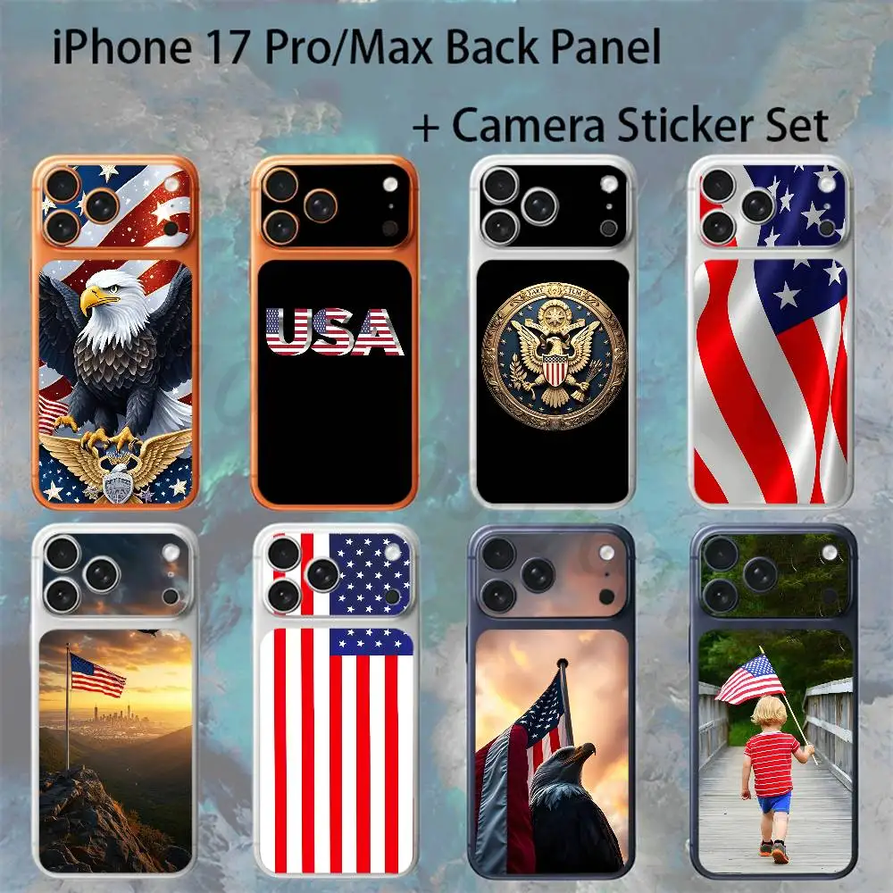 America USA Flag Cool For iPhone 17Pro/ProMax Battry Back Cover with Camera Decal Skin Rear Protective Sticker Film
America USA Flag Cool For iPhone 17Pro/ProMax Battry Back Cover with Camera Decal Skin Rear Protective Sticker Film