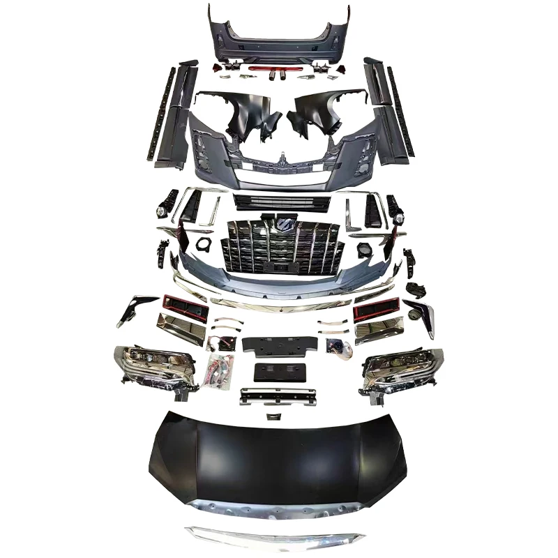 BR For 10+ Alphard Body Kit Upgrades 18-24 30 40 Series Exterior Front and Rear Bumper Grilles Retrofit From Old to New
BR For 10+ Alphard Body Kit Upgrades 18-24 30 40 Series Exterior Front and Rear Bumper Grilles Retrofit From Old to New