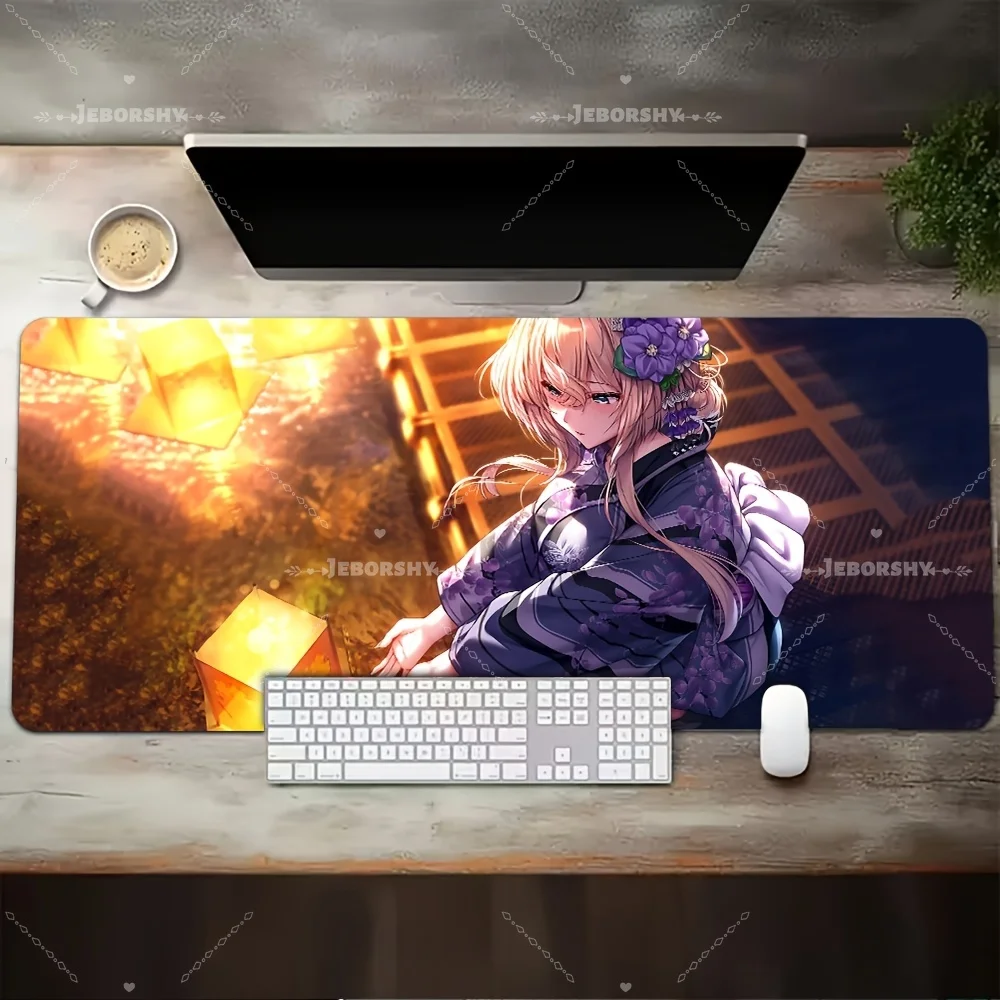 Violet Evergarden Yukata & Lanterns Desk Mat, Purple Kimono & Warm Light Non-Slip Keyboard Pad, Great Gift for Gamers & Otaku
Violet Evergarden Yukata & Lanterns Desk Mat, Purple Kimono & Warm Light Non-Slip Keyboard Pad, Great Gift for Gamers & Otaku