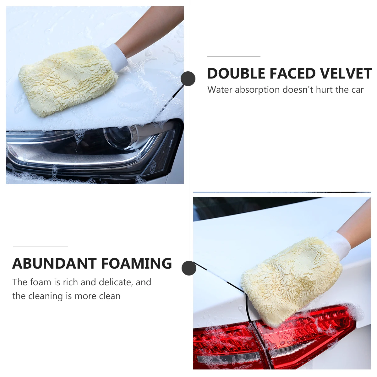 2pcs Car Wash Mitts Waterproof Auto Cleaning Gloves Microfiber Wool Mitt for Washing Cars Glass Floor Bathrooms
2pcs Car Wash Mitts Waterproof Auto Cleaning Gloves Microfiber Wool Mitt for Washing Cars Glass Floor Bathrooms