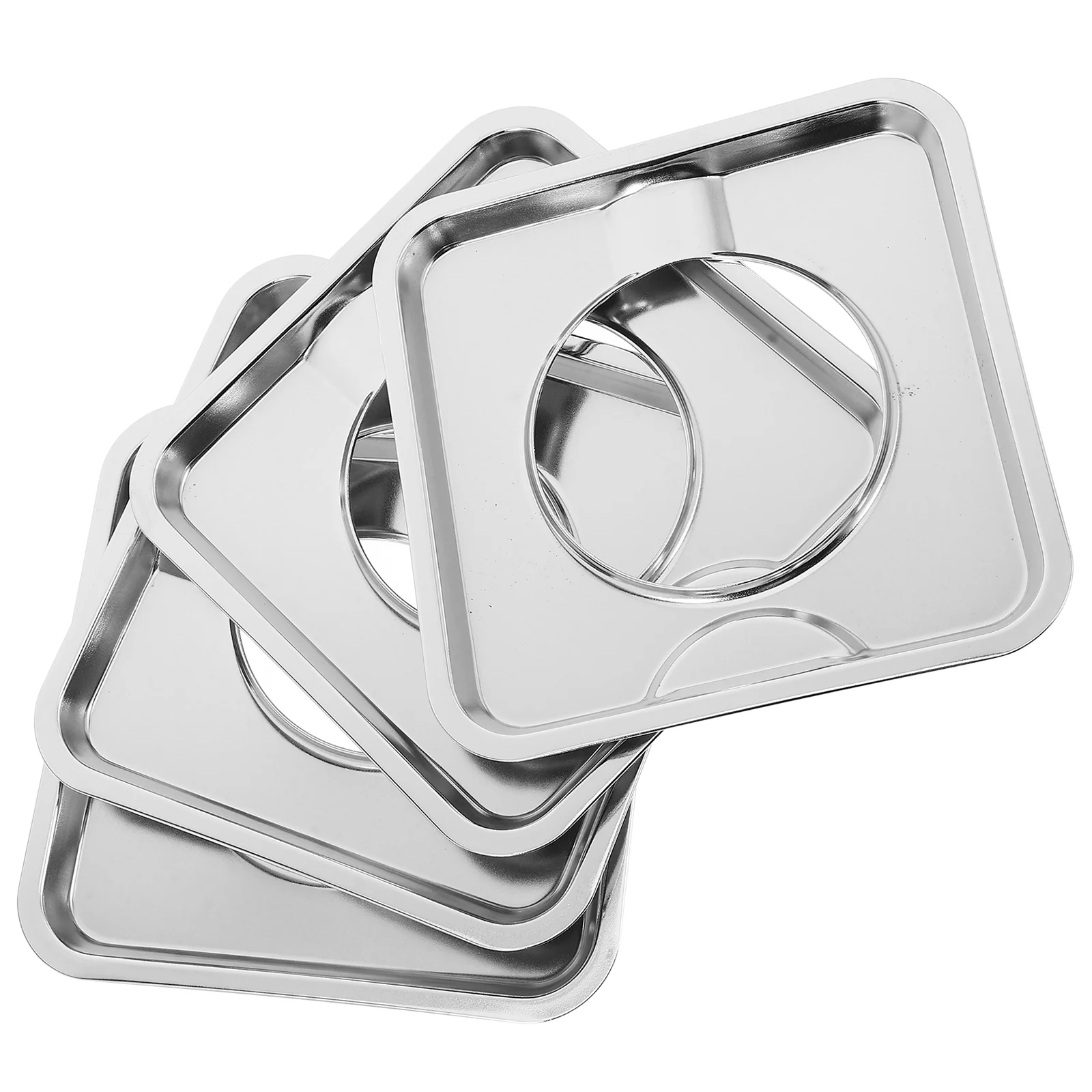 4 Pcs Stove Cover Drip Tray Electric Burner Pans Stainless Steel Covers for Gas
4 Pcs Stove Cover Drip Tray Electric Burner Pans Stainless Steel Covers for Gas