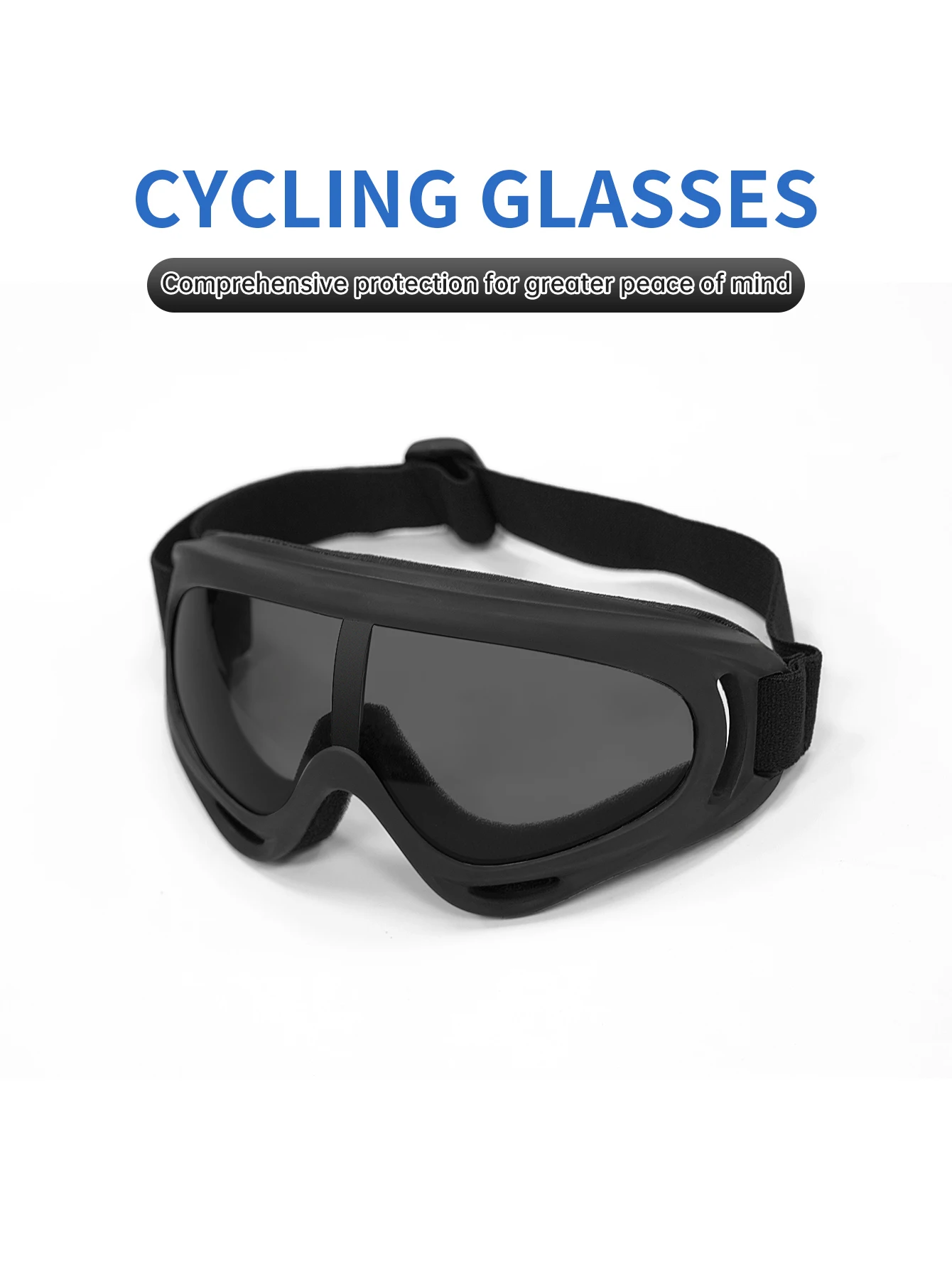 Motorcycle Sports Glasses, Grey Lens, UV400 Protection, Sand-Proof, Ski Goggles, Cycling, X400, Wholesale, 1 Pc
Motorcycle Sports Glasses, Grey Lens, UV400 Protection, Sand-Proof, Ski Goggles, Cycling, X400, Wholesale, 1 Pc