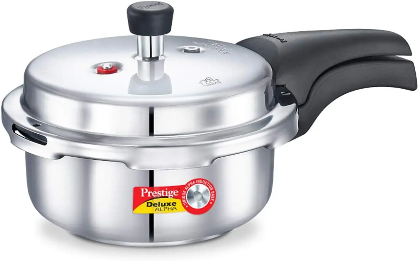 Deluxe Alpha Stainless Steel Pressure Cooker, 2 Liters/2.11 Quarts
Deluxe Alpha Stainless Steel Pressure Cooker, 2 Liters/2.11 Quarts