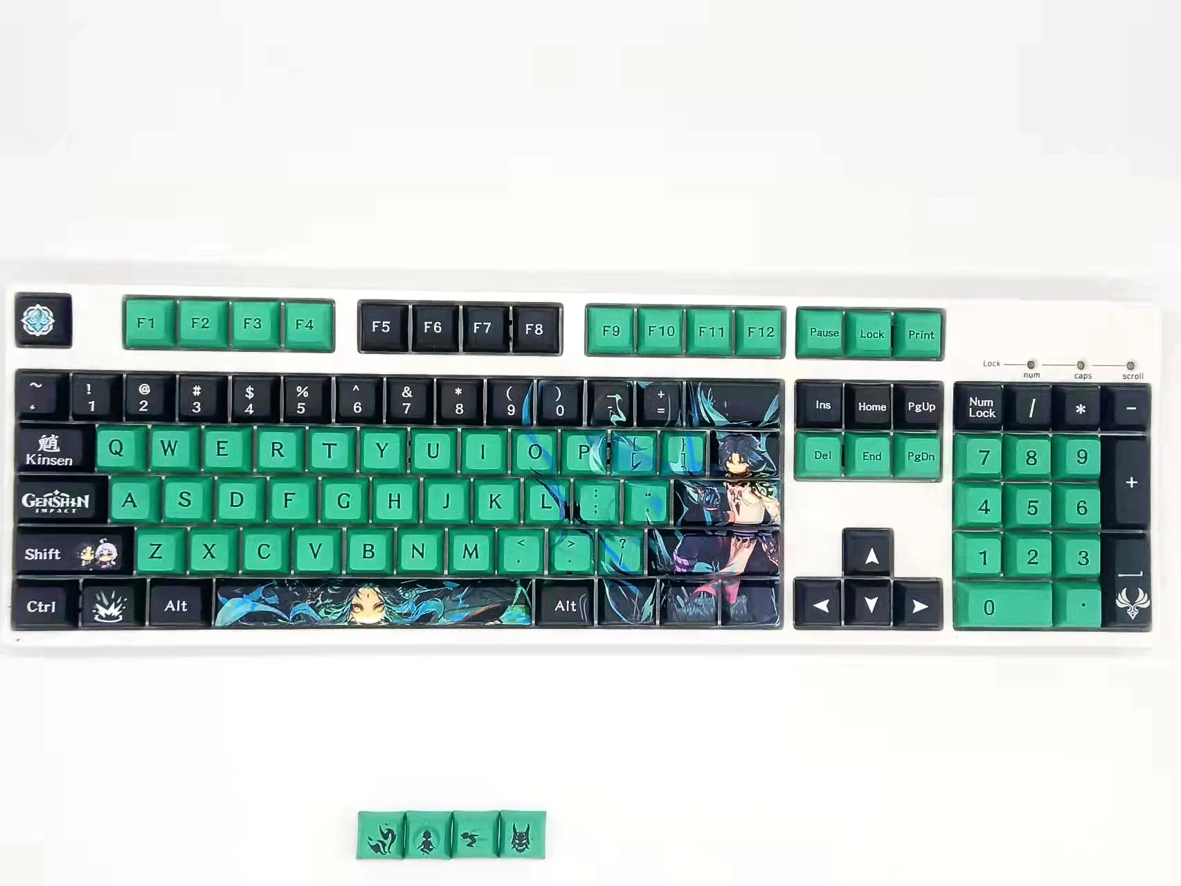 Игровая клавиатура Genshin Impact Xiao Hutao Cos с колпачком для клавиш PBT, двухсторонняя сублимационная клавиатура XDA Space, 108 клавиш, подходит для балансировочной панели, спутник, оси
Игровая клавиатура Genshin Impact Xiao Hutao Cos с колпачком для клавиш PBT, двухсторонняя сублимационная клавиатура XDA Space, 108 клавиш, подходит для балансировочной панели, спутник, оси